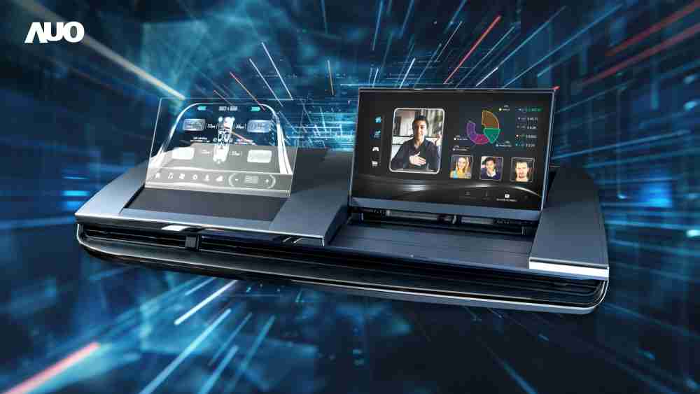 优游UB8Micro LED Display HMI解决方案打造透明Micro LED前座仪表，，呈现信息并保留驾驶视野开阔；亦为副驾驶座乘客打造收放自如的Micro LED屏幕，，，在不影响显示质量的前提于显示区内建镜头，，，让用户能与视讯对象直接眼神接触，，提供绝佳的双向沟通体验